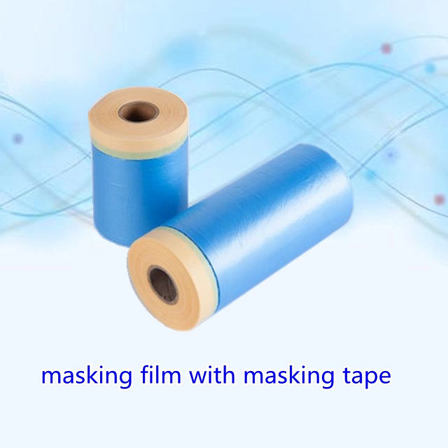 Plastic Construction Film with Tape for Fixation